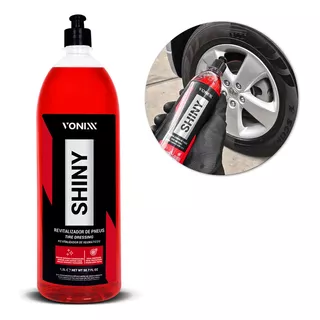 Renovador Pneus Automotivos Shiny 1,5 Litros Vonixx Cor Vermelho