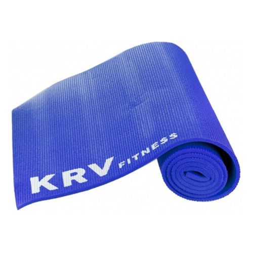 Yoga Mat Colchoneta De Pvc Pilates Gym Fitness 4mm Ejercicio Color Azul