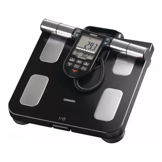 Báscula Digital Pediátrica Omron Balanza Control Hbf-514c Negra, Hasta 150 Kg