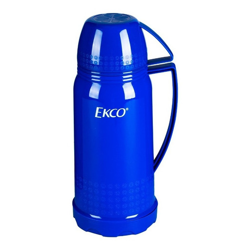 Termo Ekco De 680ml De Polipropileno Con Ampolla De Vidrio Color Azul