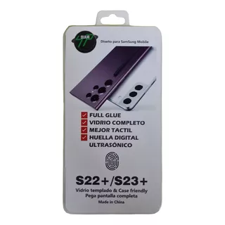 Vidrio Templado Full Cover Para Samsung Compatible Huella