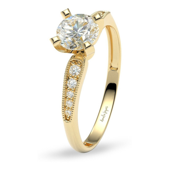 Anillo De Compromiso Hera Amelie Joyas Oro 14k