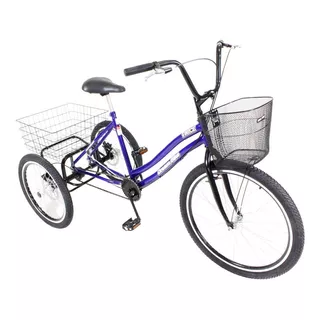 Bicicleta 3 Rodas Triciclo Aro 26 Completo Com Freio A Disco