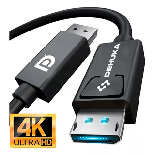 Cable Displayport A Hdmi 1.8 Metros Hdmi 4k Compatible Pc Notebook Dehuka