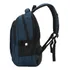 Mochila Ejecutiva Para Notebook - 6 Meses De Color Azul marino Diseño de la tela Liso