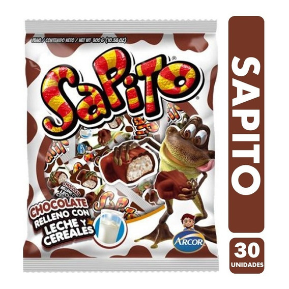 Chocolate Sapito Bolsa Con 30 Unidades