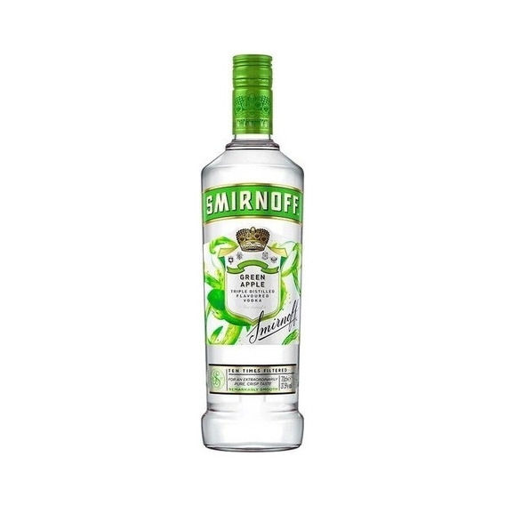 Vodka Saborizado  Smirnoff Green Apple   X700cc