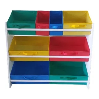 Organizador Brinquedos Colorido Didáto Montessori Crianças