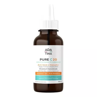 Pure C 20 Serum Clareador Anti-idade Super Concentrado Com Vitamina C E Ácido Hialurônico - 30ml