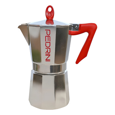 Cafetera Express Pedrini 9 Tz Asa Roja Brillante 9085-0 P