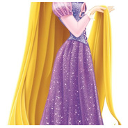 Adesivo De Parede Princesa Rapunzel - Rmk2552gm Reutilizável