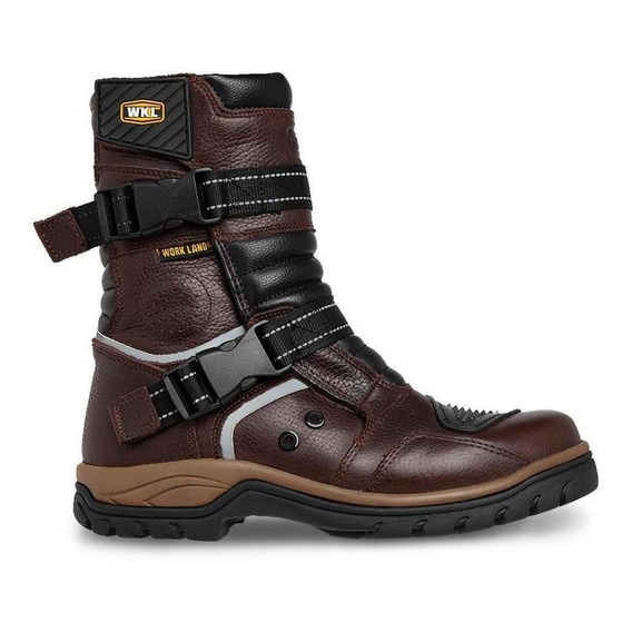 Botas Motociclista Biker 2.0 Cafe Chocolate