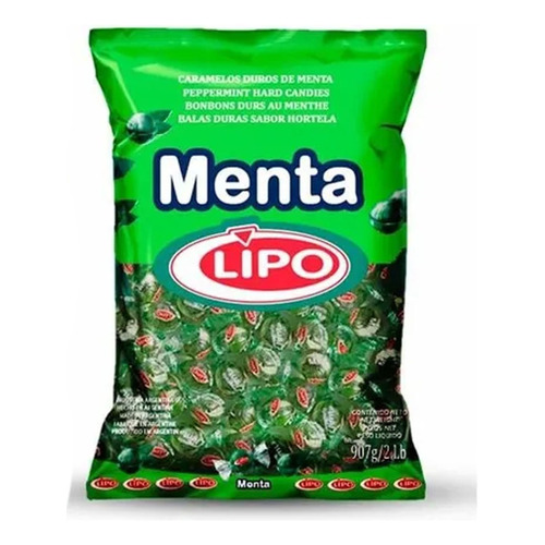 Caramelos Lipo menta 907g