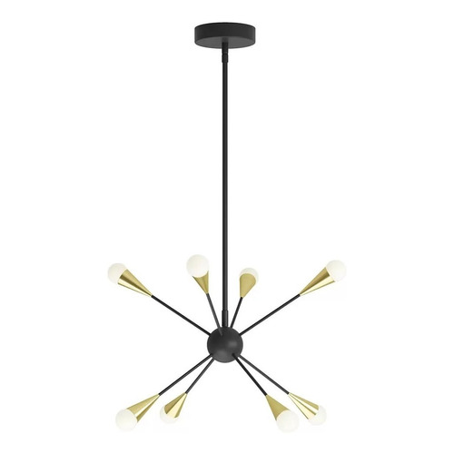 Lampara Led Colgante Artika Sputnik Moderna Elegante Color Negro