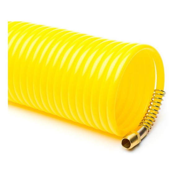 Manguera Espiral Compresor Wembley 1/4 X 15 Mts Mod: 0260 Color Amarillo