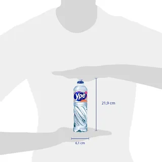Detergente Ypê Clear 500ml Com 6 Unidades 5