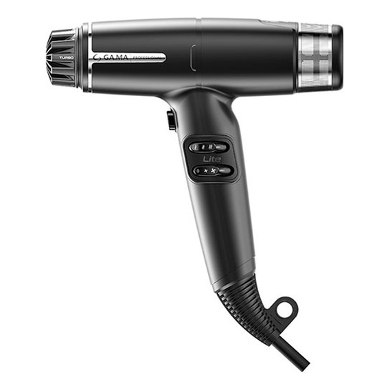 Secador De Pelo Gama Iq Lite Ultra Liviano Profesional Negro