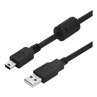 Cabo Mini Usb V3 P/ Ps3 C Filtro Alta Velocidade 1,5 Metros. Cor Preto