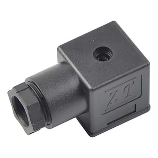 Conector Plug Elétrico Din 43650-a 3p+t P/ Solenoide Sem Led