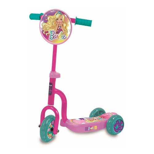 Scooter 3 Ruedas Barbie Color Rosa chicle