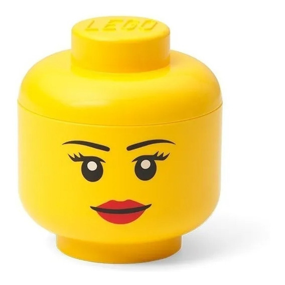 Lego Head Mini Apilable Original Contenedor Cabeza Silly