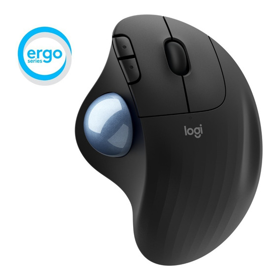 Logitech Ergo M575, Mouse Trackball Inalámbrico / Ergonómico Color Negro