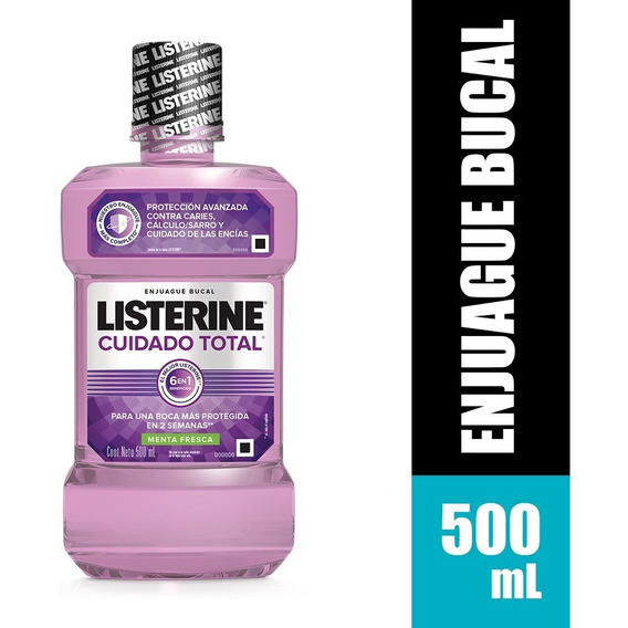 Enjuague Bucal Listerine Cuidado Total X 500ml