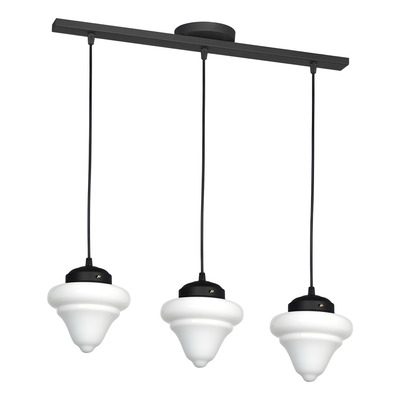 Lampara Colgante Vintage Colonial Cristal 3 Luces Apto Led