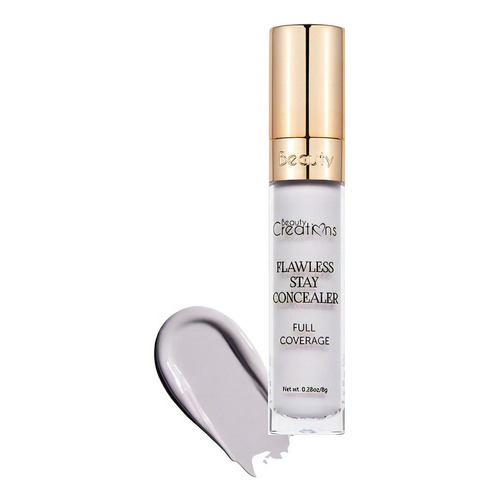 Corrector Cobertura Completa Flawless Stay Beauty Creations Tono Lavanda