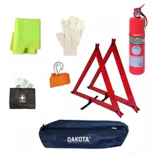 Kit De Seguridad Vial Auto 8 En 1 Apto Vtv Matafuego 1 Kg