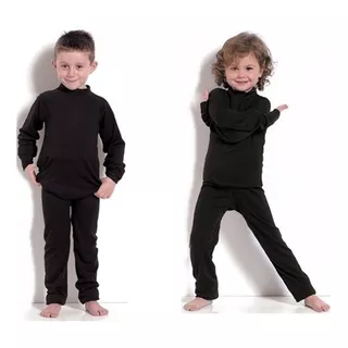 Segunda Pele Térmica Infantil Para O Frio Profissional Uv+50