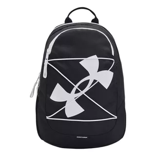 Mochila Under Armour Unisex Hustle Play 1372289 001 Negro Diseño De La Tela Liso