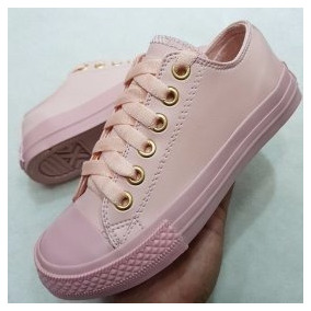 converse rosas piel