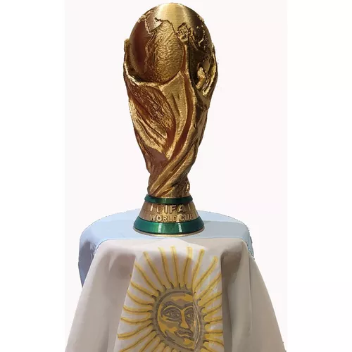 Copa Del Mundo - Mundial Fifa Qatar 2022 - Tamaño Real 36cm