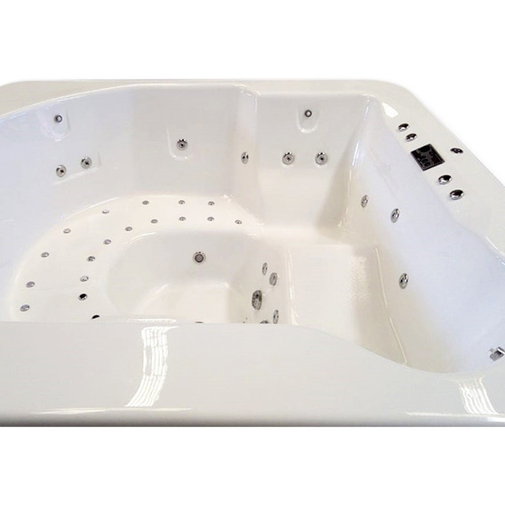 Jacuzzi Max 225x225x90 44 Jets 3hp 3 Almohadas Full Acrílico