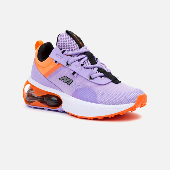 Zapatillas New Athletic Lifestyle Lfmx01 Lila/naranja Mujer