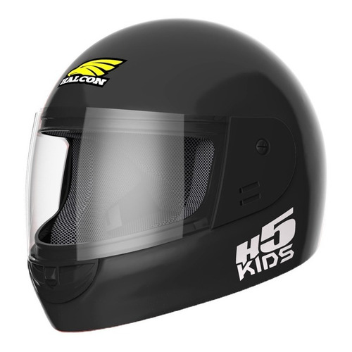 Casco para moto integral Halcon H5 Kids  negro talle XXS 