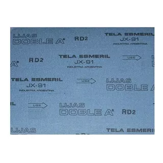 Hojas De Tela Esmeril Para Metal  Doble A X 25 Unidades