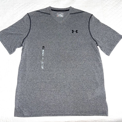 Camiseta Under Armour Threadborne Hombre Deportiva Ua Gris