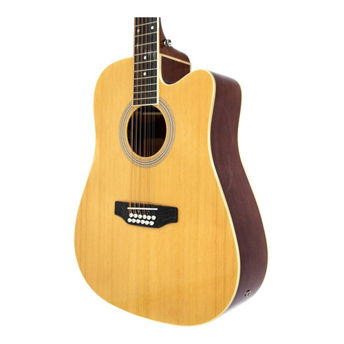 Guitarra Electroacústica Segovia SGC12 para diestros natural arce