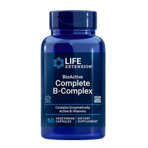 Life Extension Complejo B Completo Bioactivo, 60 Vegcaps Sfn Sabor Sin sabor