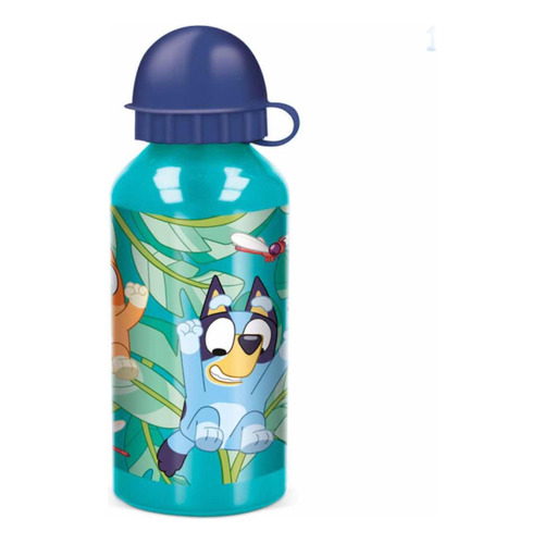 Bluey Botella 400 Ml Aluminium Color Azul Acero