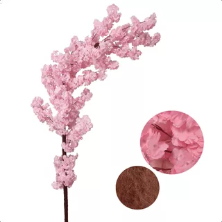 Cerejeira Cores Artificial Japonesa Curva Sem Vaso Decoração