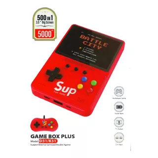 Consola De Video Juegos Con Power Bank De 5.000 Ma K31