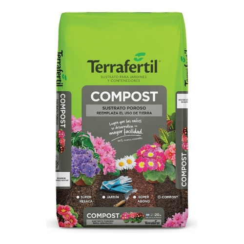 Compost Sustrato 10 L Terrafertil