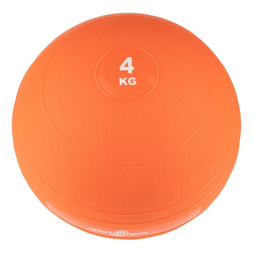 Balon Peso Pelota Medicinal 4 Kg Gymball Ejercicio Gimnasio Color Naranja Oscuro