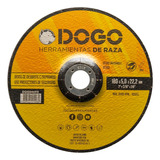 Disco Desbaste Amoladora 7´´ 180mm X 6.4 Dogo X10 Unidades Color Negro Y Amarillo