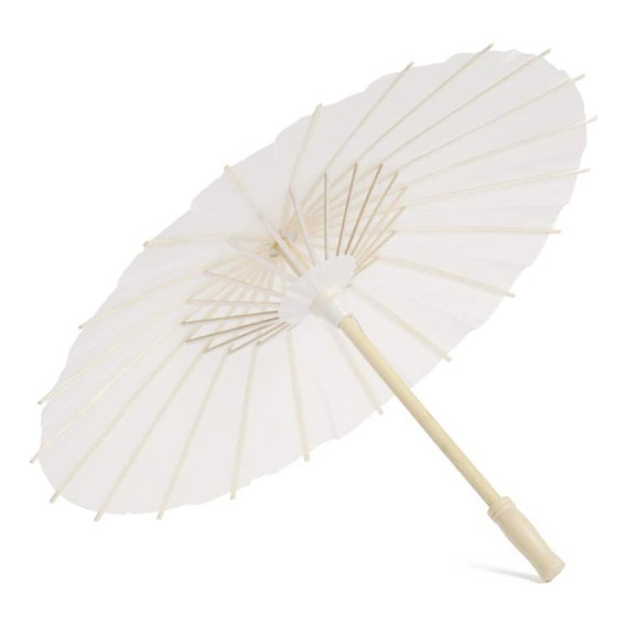 Paraguas Sombrilla De Papel Decoración 60cm Boda Cotillón 