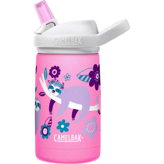 Caramañola Camelbak Eddy+ Kids 350ml, Acero.inox Perezosos