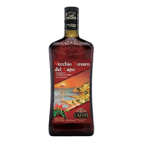 Licor Vecchio Amaro Del Capo Red Hot Edition 700 Ml Italia